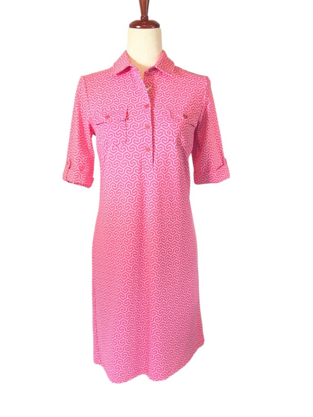 J McLaughlin Womens Lawrence Catalina Cloth Shirt Dress XS